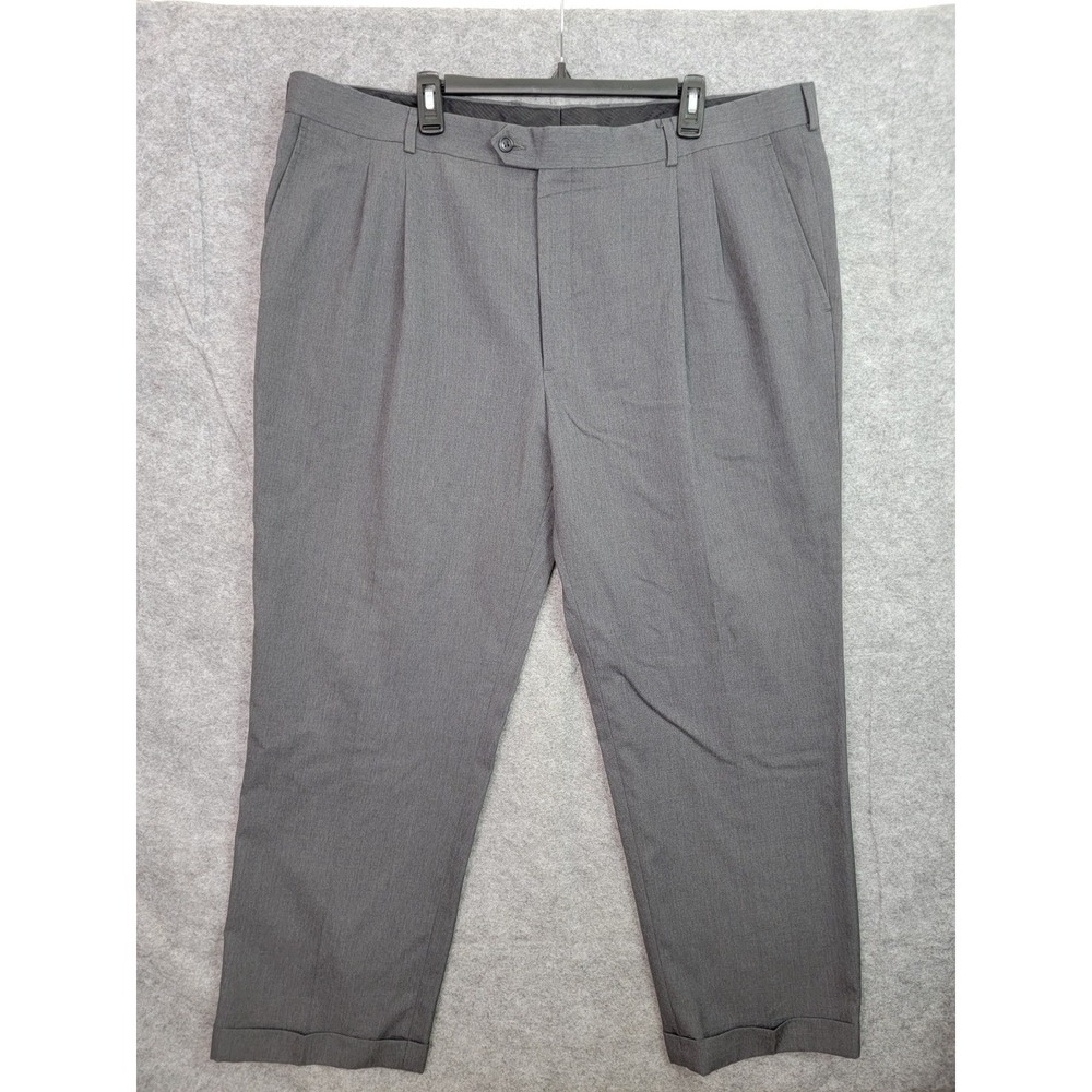 Stafford Essentials Mens Dress Pants Classic Fit  Grey Size 44x30